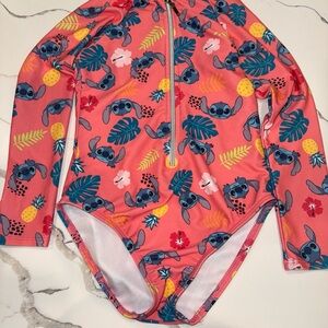Disney Pink and Blue Rashguard Swimwear
